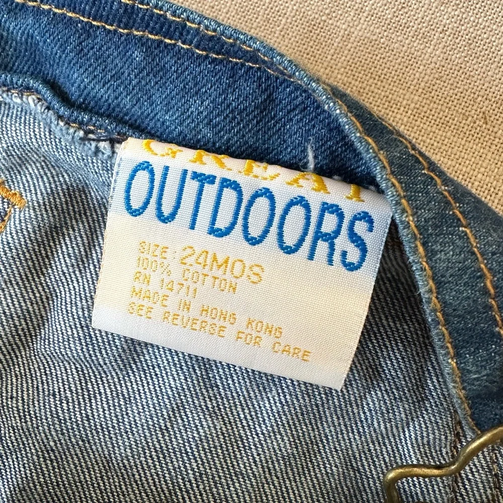 Vintage Denim Toddler Overalls NWT / NOS Size 24 Month - Picture 3 of 9